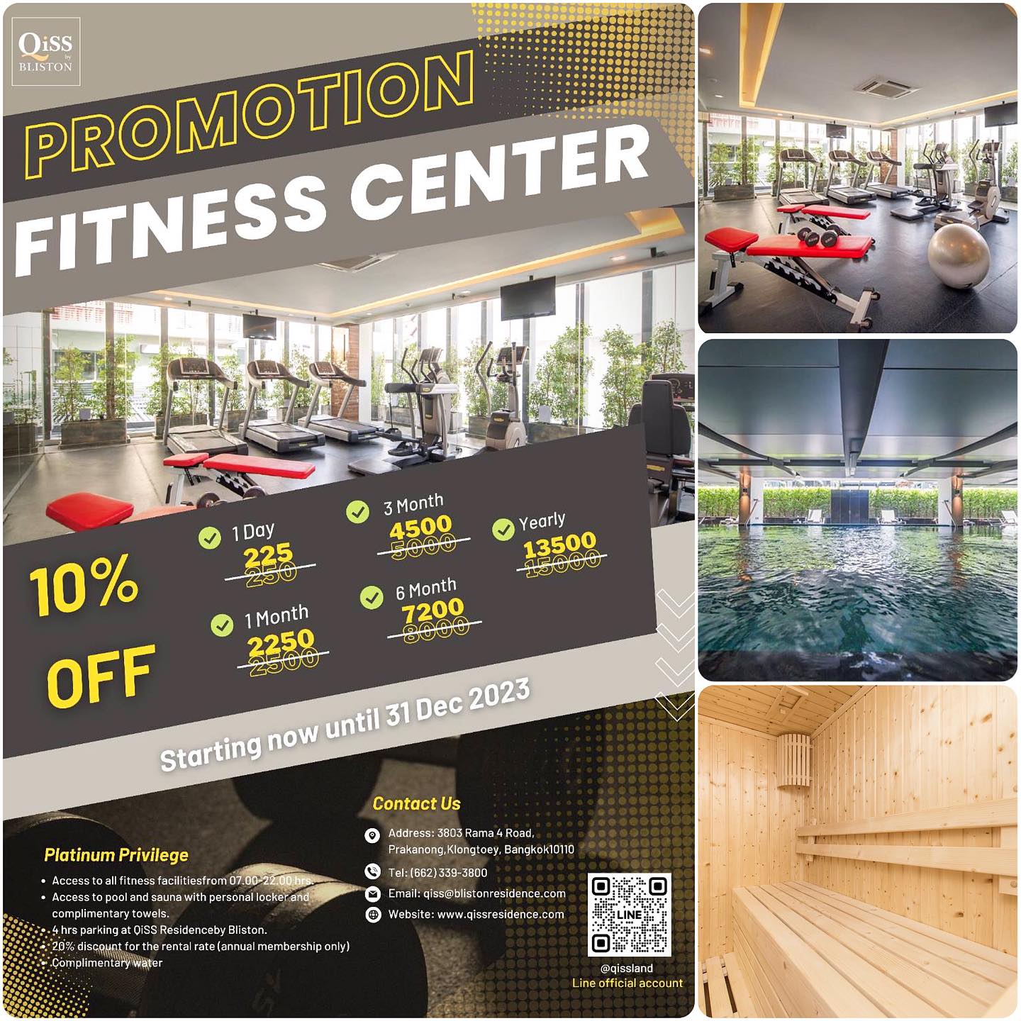 Fitness Center Promotion at Qiss Residence by Bliston