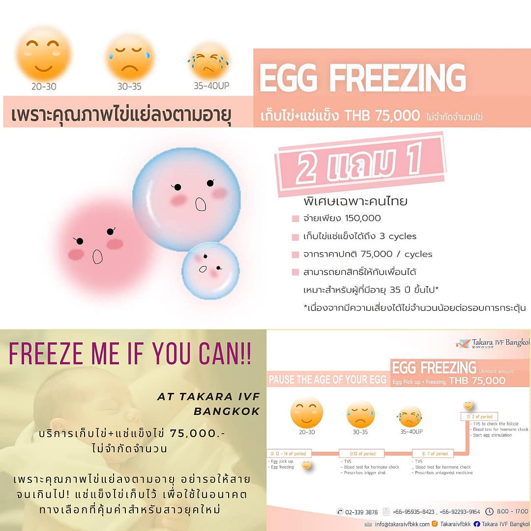 Egg Freezing เก็บไข่แช่แข็งวันนี้ เพื่อเตรียมพร้อมมีบุตรในอนาคต!