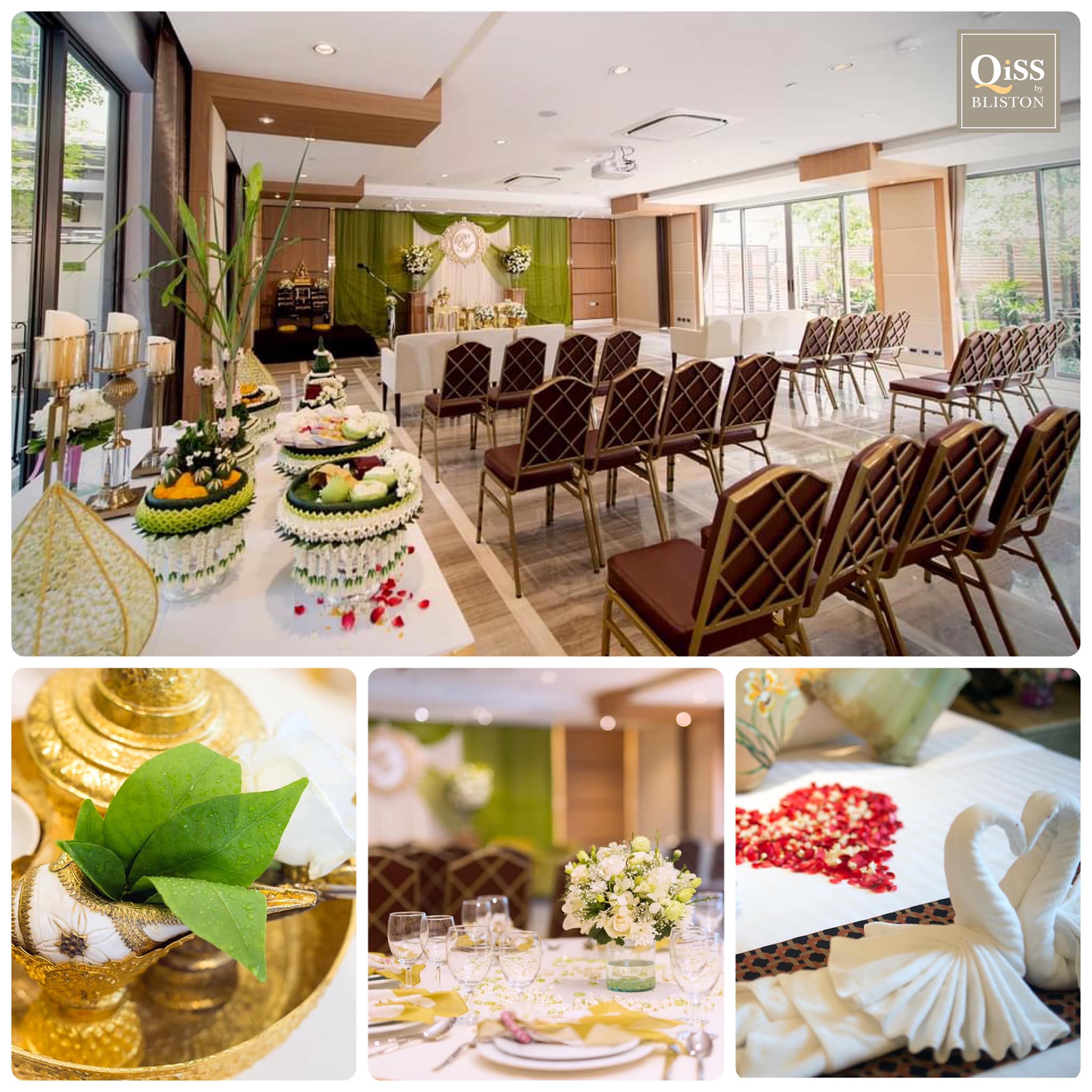 เเพ็กเกจจัดงานเเต่งงาน ที่ Qiss Residence