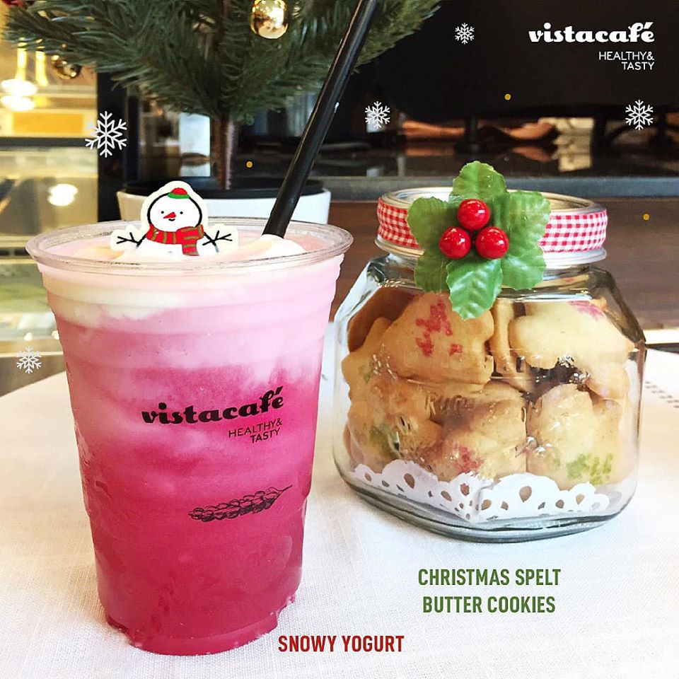 X’Mas Strawberry Delight ชื่นฉ่ำใจ กับเมนูใหม่ต้อนรับเทศกาลคริสมาสต์ที่ Vista Cafe,Qiss Mall